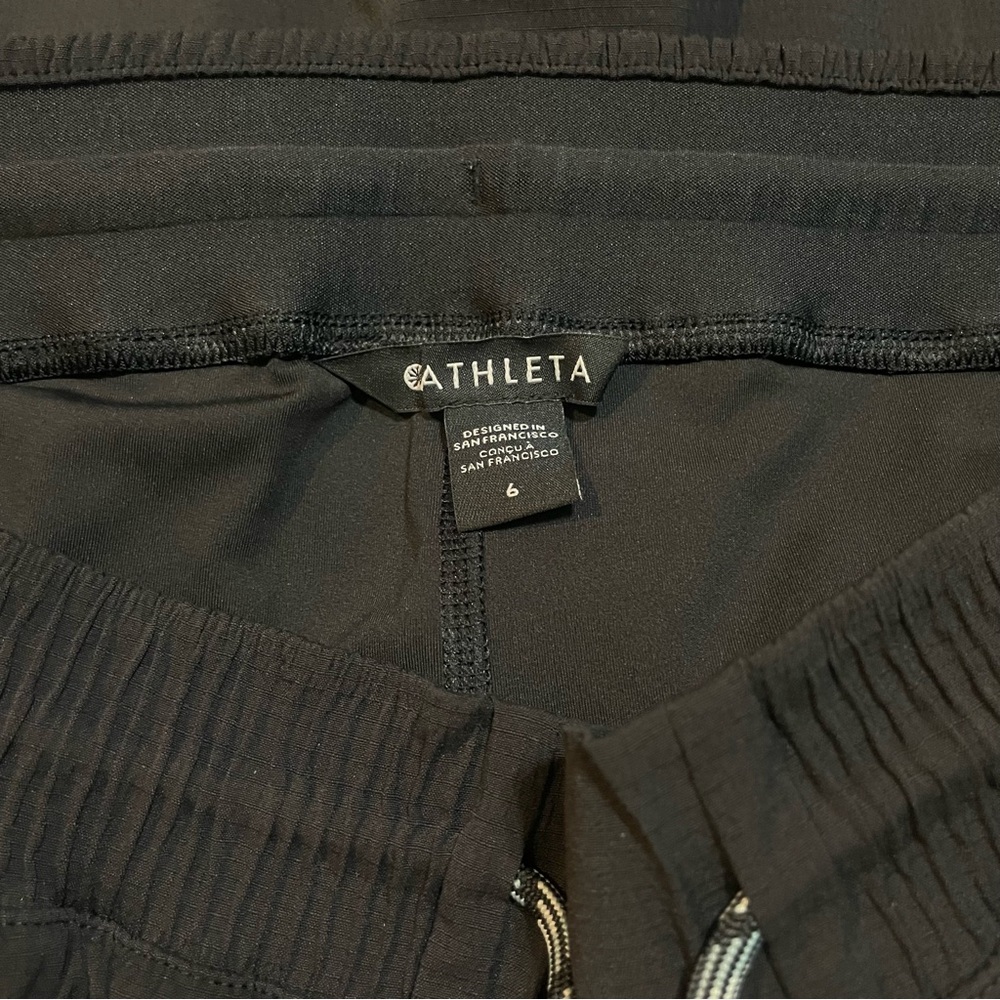 Athleta Trekkie Skort Black Size 6 - Picture 8 of 8